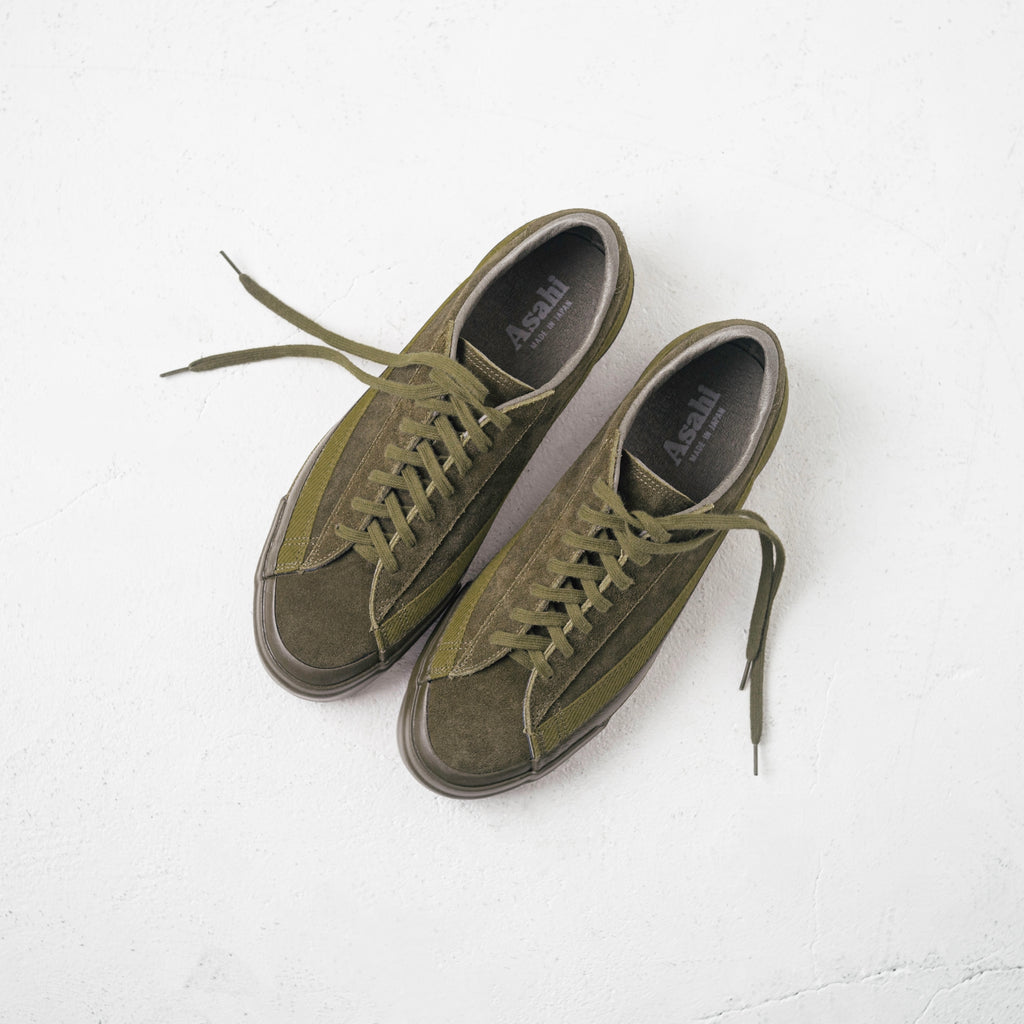 ASAHI BELTED LOW SUEDE - Olive/Olive