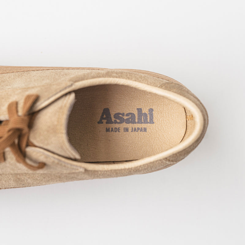 ASAHI BELTED LOW SUEDE - Beige