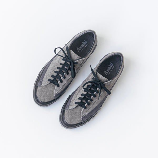 ASAHI BELTED LOW SUEDE - Charcoal/Black