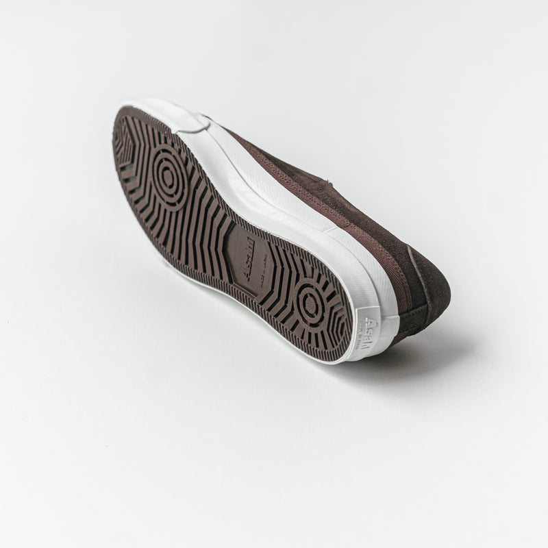 ASAHI BELTED SLIP-ON SUEDE - Brown