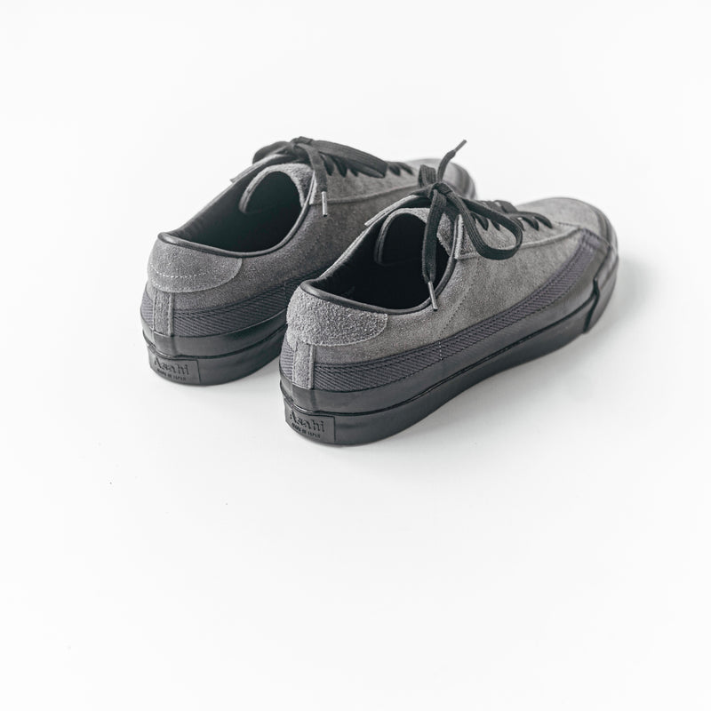 ASAHI BELTED LOW SUEDE - Charcoal/Black