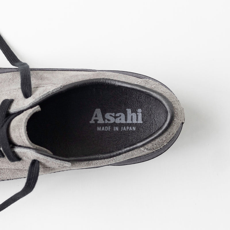 ASAHI BELTED LOW SUEDE - Charcoal/Black