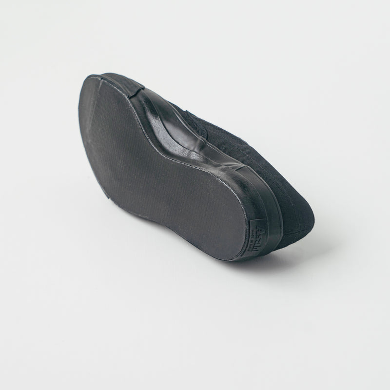 ASAHI DECK SLIP-ON - Black/Black