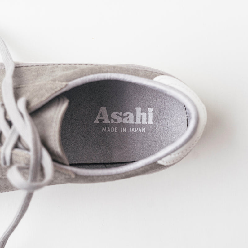 ASAHI BELTED LOW SUEDE - Gray