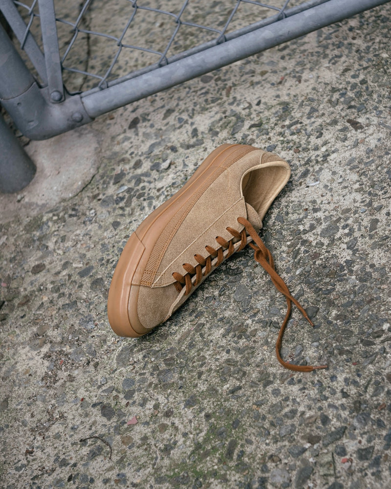 ASAHI BELTED LOW SUEDE - Beige