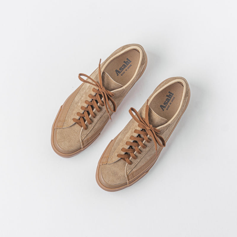 ASAHI BELTED LOW SUEDE - Beige