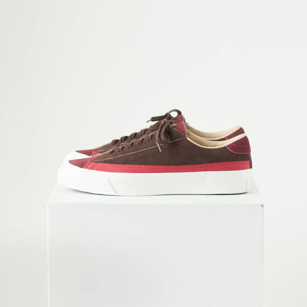 ASAHI BELTED LOW SUEDE - Red/Brown
