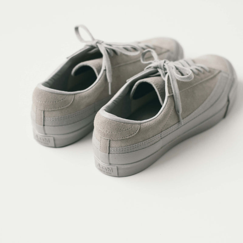ASAHI BELTED LOW SUEDE - Gray/Gray – PERSICA