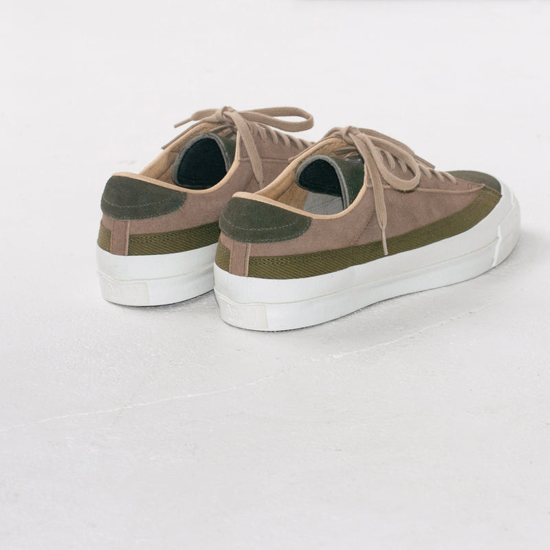 ASAHI BELTED LOW SUEDE - Olive/Taupe