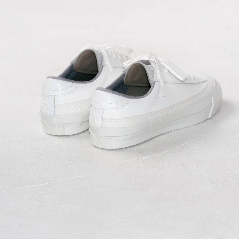 ASAHI BELTED LOW LEATHER - White