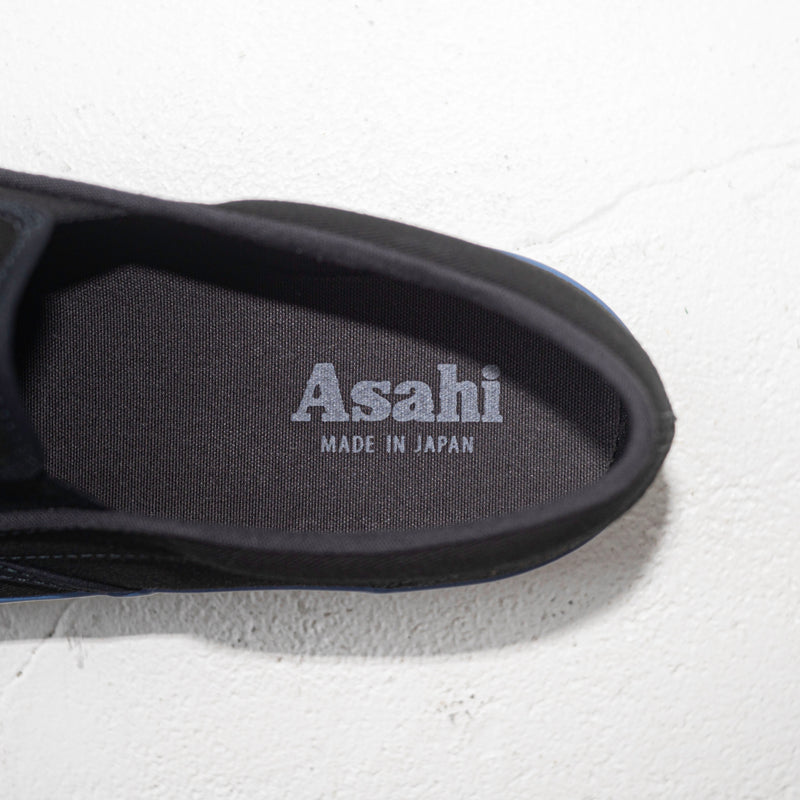 ASAHI DECK SLIP-ON MIXTURE - Black/Blue