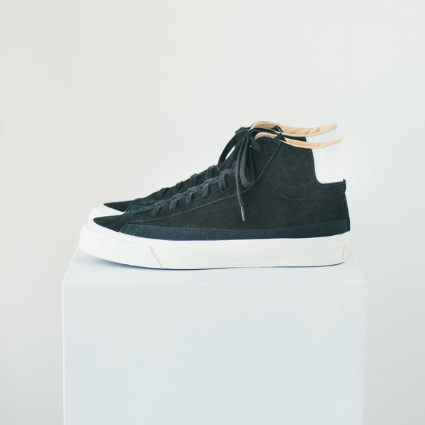 ASAHI BELTED HIGH SUEDE - Black