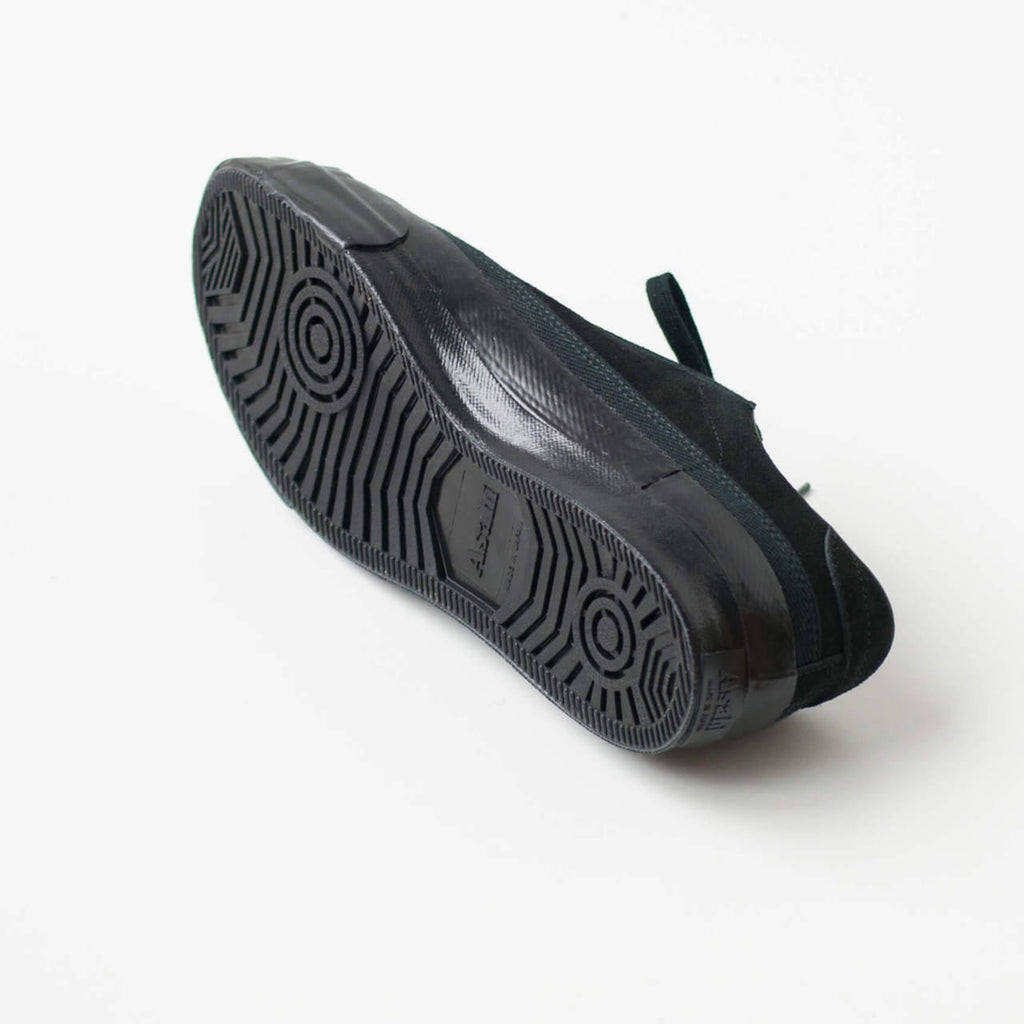 ASAHI BELTED LOW SUEDE - Black/Black – PERSICA